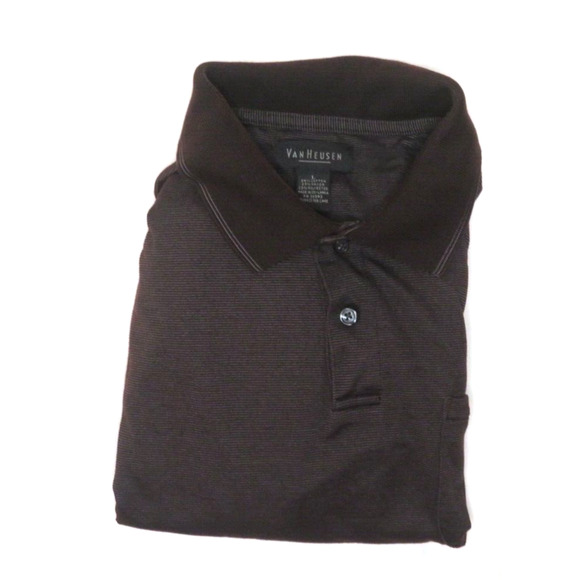 Lot of 3 Men's Polo Shirts Polo Ralph Lauren / Van Heusen / Antigua Golf Size L - Picture 8 of 16